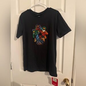 ATOMIC Black T-Shirt with Colorful Graphic